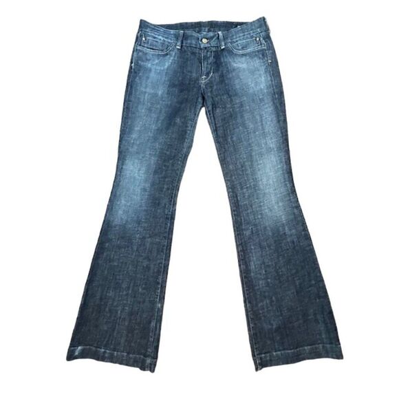 Citizens of Humanity Kelly Bootcut Jeans Embroidered Pockets Dark Wash Size 31 - Picture 2 of 16